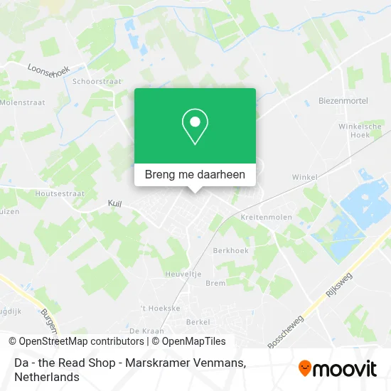 Da - the Read Shop - Marskramer Venmans kaart