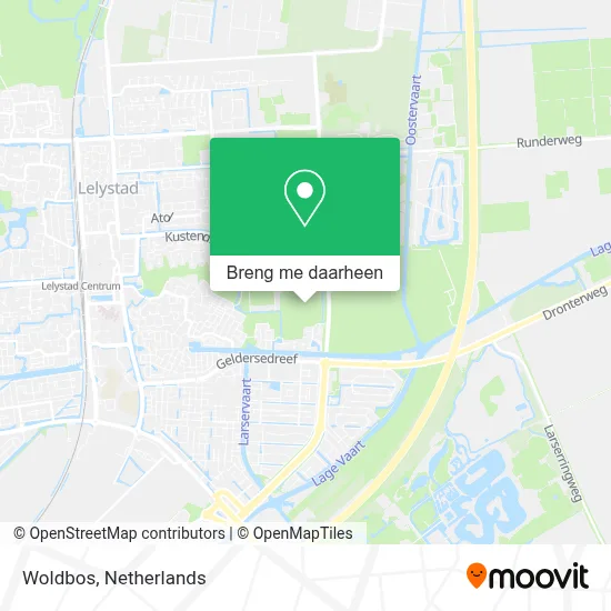 Woldbos kaart