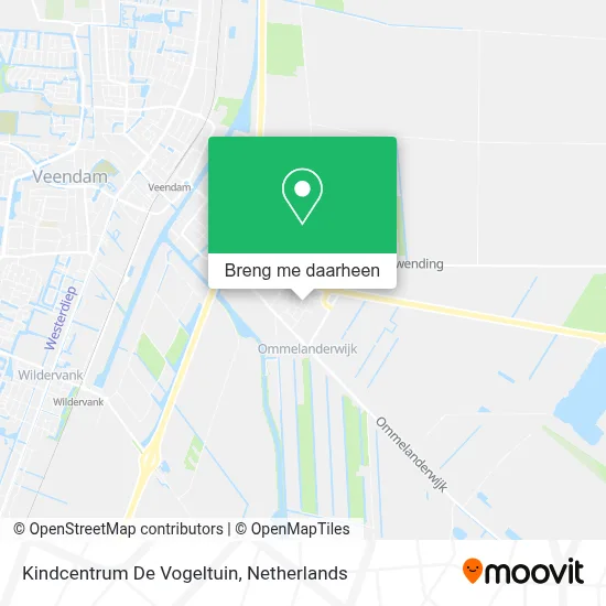 Kindcentrum De Vogeltuin kaart