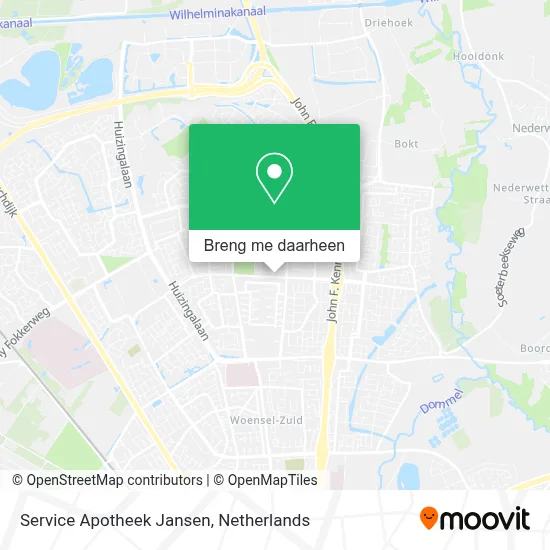 Service Apotheek Jansen kaart
