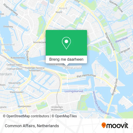 Common Affairs kaart