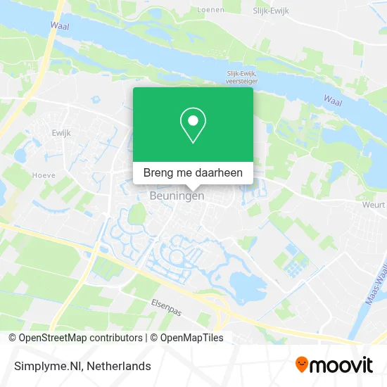 Simplyme.Nl kaart