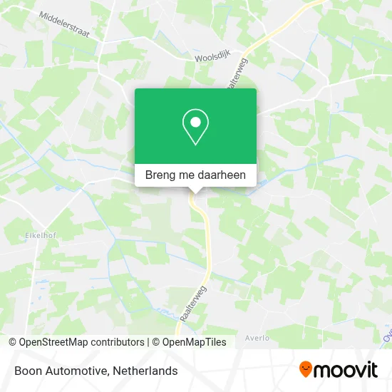 Boon Automotive kaart