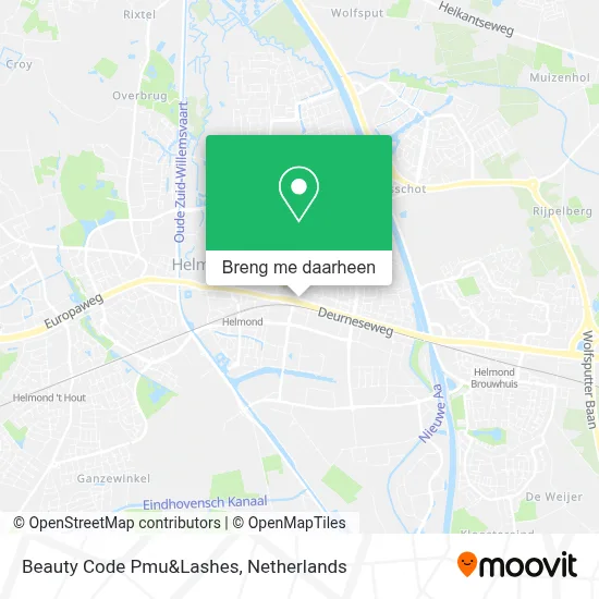 Beauty Code Pmu&Lashes kaart