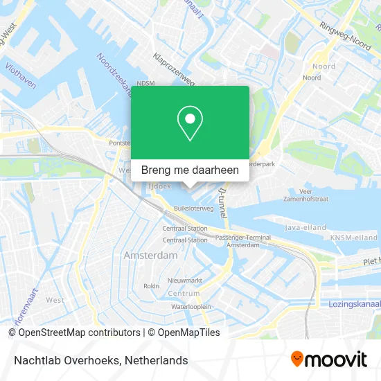 Nachtlab Overhoeks kaart
