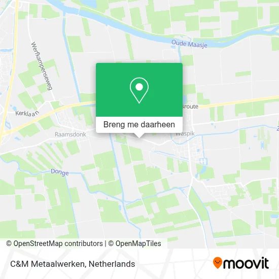 C&M Metaalwerken kaart