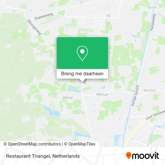 Restaurant Triangel kaart