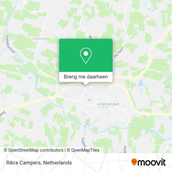 Rikra Campers kaart