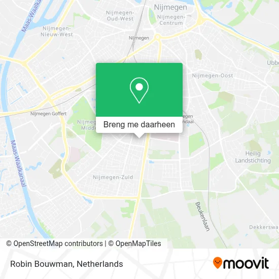 Robin Bouwman kaart