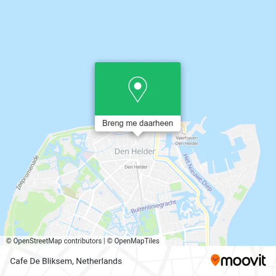Cafe De Bliksem kaart