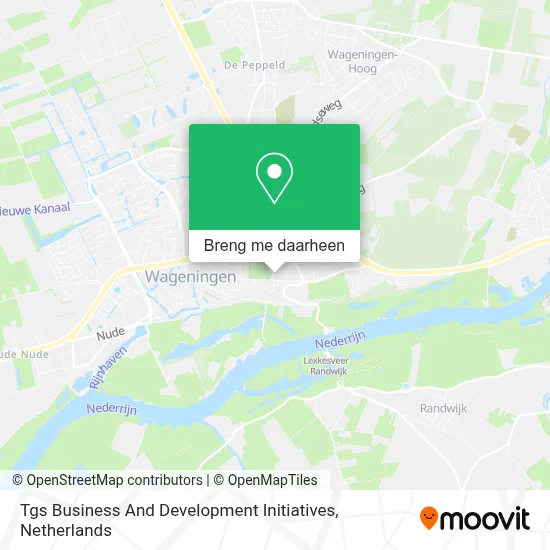 Tgs Business And Development Initiatives kaart