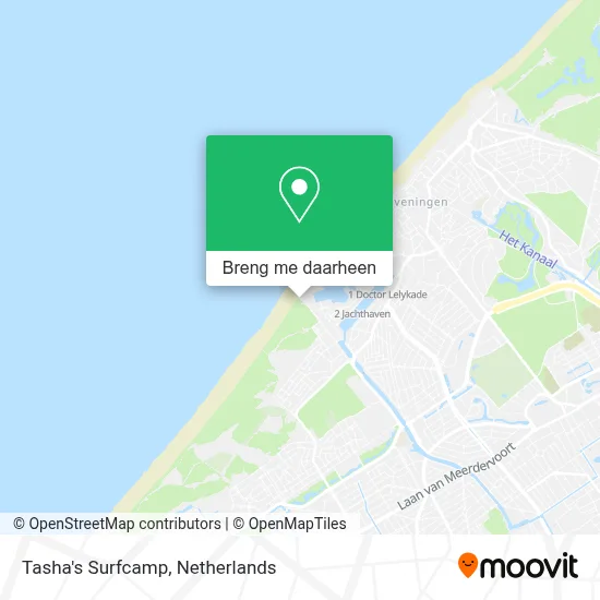Tasha's Surfcamp kaart