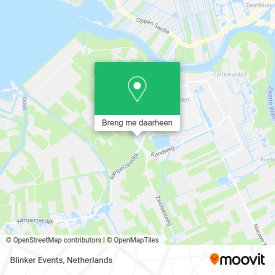 Blinker Events kaart
