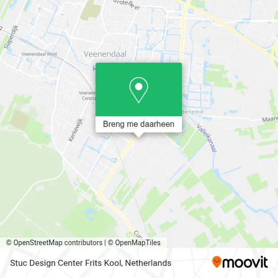 Stuc Design Center Frits Kool kaart