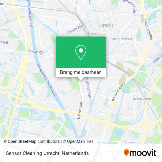 Sensor Cleaning Utrecht kaart