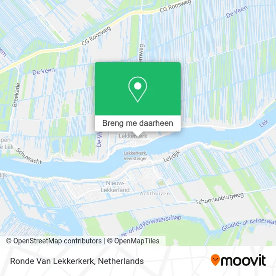 Ronde Van Lekkerkerk kaart