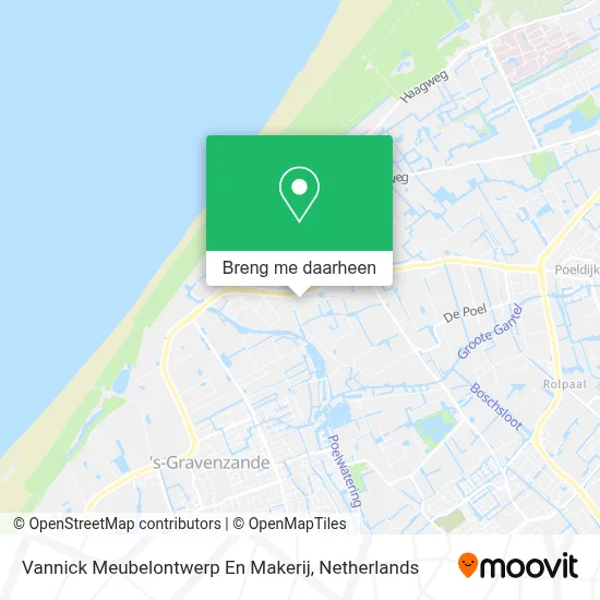 Vannick Meubelontwerp En Makerij kaart