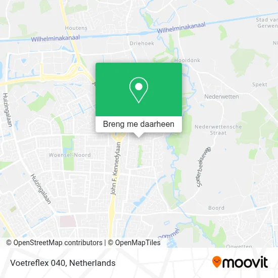Voetreflex 040 kaart