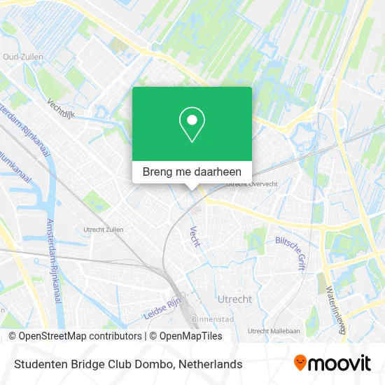Studenten Bridge Club Dombo kaart