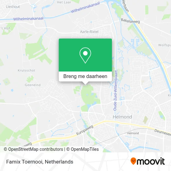 Famix Toernooi kaart