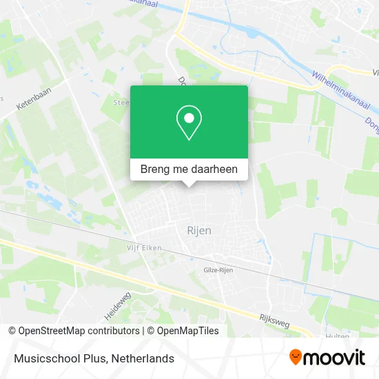Musicschool Plus kaart