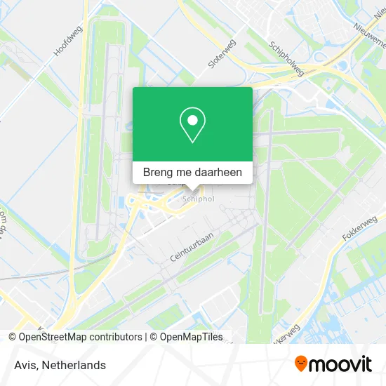 Avis kaart