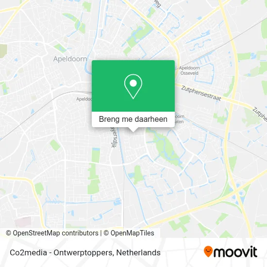 Co2media - Ontwerptoppers kaart