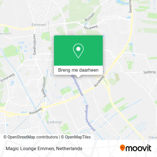 Magic Lounge Emmen kaart