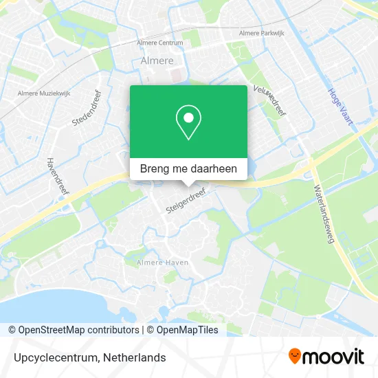 Upcyclecentrum kaart