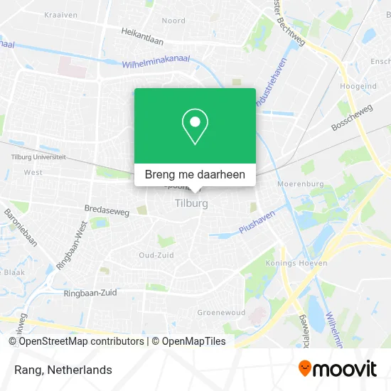 Rang kaart