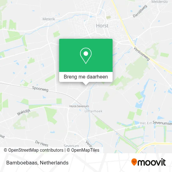Bamboebaas kaart