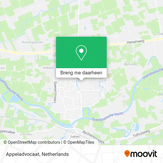 Appeladvocaat kaart