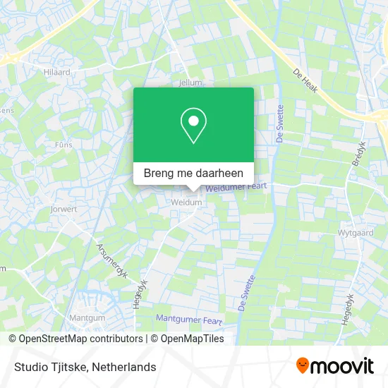 Studio Tjitske kaart