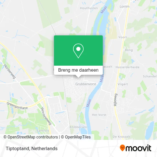 Tiptoptand kaart