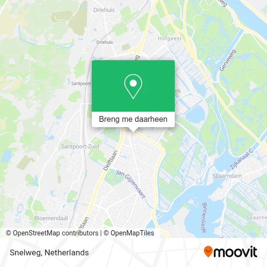 Snelweg kaart
