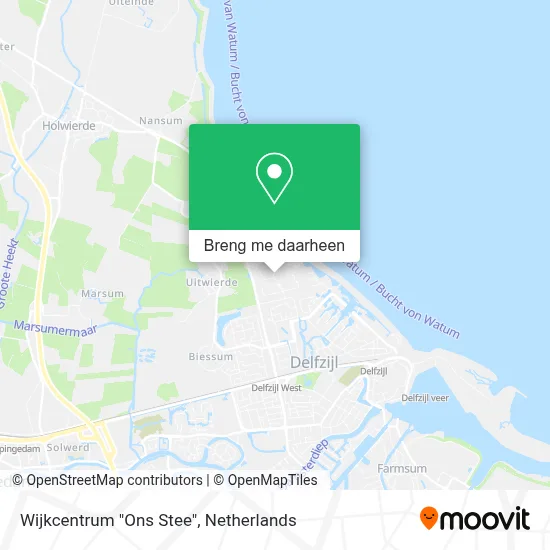 Wijkcentrum "Ons Stee" kaart