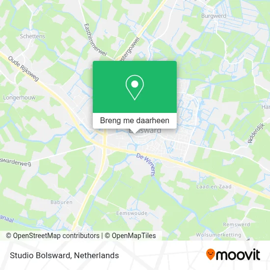 Studio Bolsward kaart
