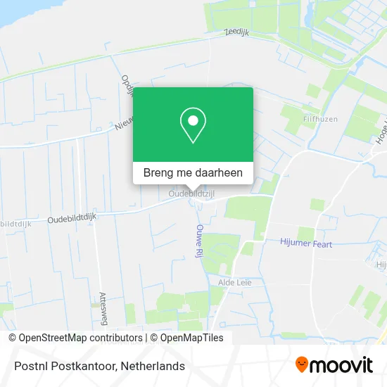 Postnl Postkantoor kaart