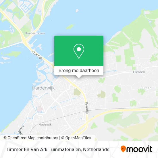 Timmer En Van Ark Tuinmaterialen kaart