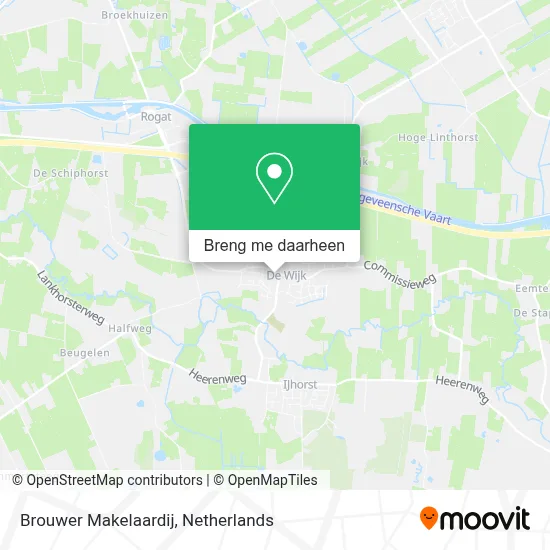 Brouwer Makelaardij kaart