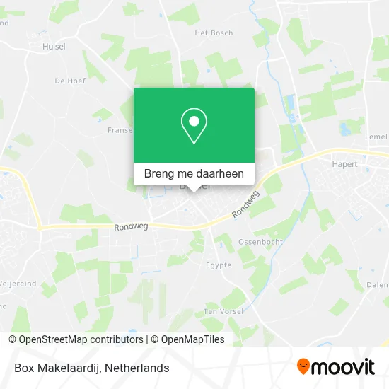 Box Makelaardij kaart