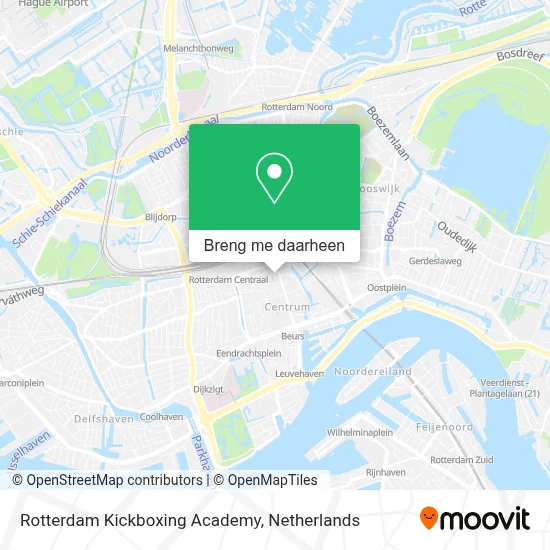 Rotterdam  Kickboxing Academy kaart