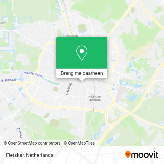 Fietskar kaart