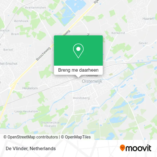 De Vlinder kaart