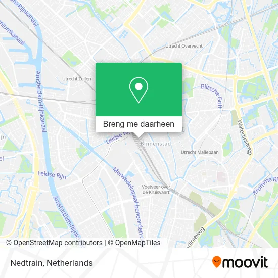 Nedtrain kaart