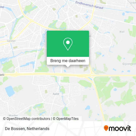 De Bossen kaart