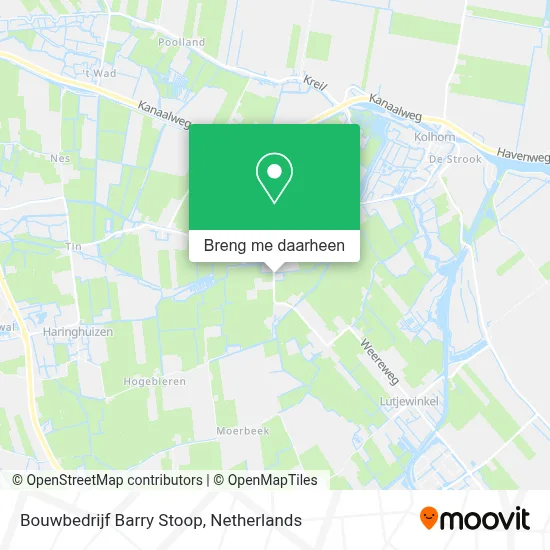 Bouwbedrijf Barry Stoop kaart