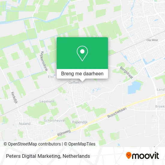 Peters Digital Marketing kaart