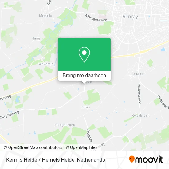 Kermis Heide / Hemels Heide kaart