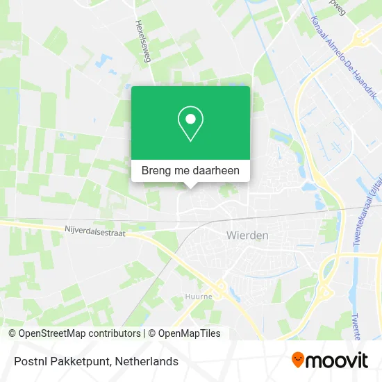 Postnl Pakketpunt kaart